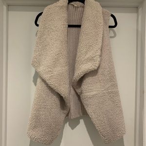 BB Dakota Sherpa Drape Front Vest